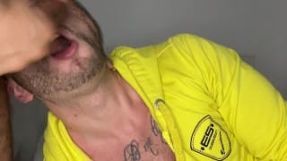 Passionately sucked Nicholas Bardem’s cock and got a lot of cum in my mouth