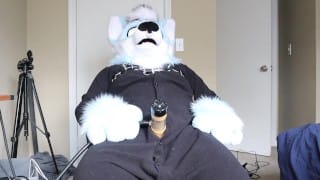 Fursuit Cock Milking with the Venus Milking Machine