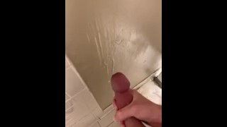 Dumping a Load on a Cum Covered Wall