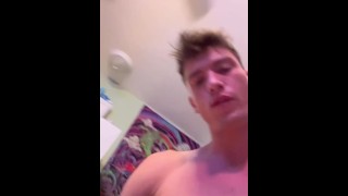 Jammin on my guitar with my cock out