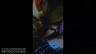 Verbal Neighbor Gets His BBC Sucked and Cums Twice