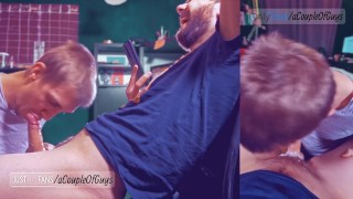 Made Him Cum Using Only My Mouth / No Hands Challenge / Ultimate Blowjob / Then Busted All Over Him